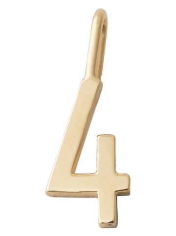 Design Letters Vergold. Anhänger "Lucky numbers"