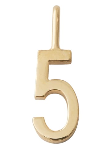 Design Letters Vergold. Anhänger "Lucky numbers"