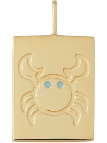 Design Letters Vergulde hanger "Cancer" - (H)2 cm