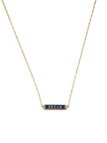 Design Letters Pozłacany naszyjnik "Dream" - dł. 45 cm