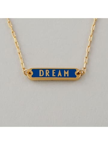 Design Letters Pozłacany naszyjnik "Dream" - dł. 45 cm