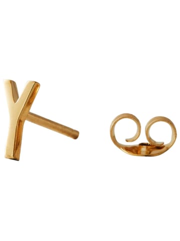 Design Letters Vergulde oorstekers "Archetypes"