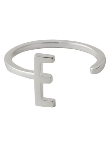 Design Letters Srebrny pierścionek "A-Z"