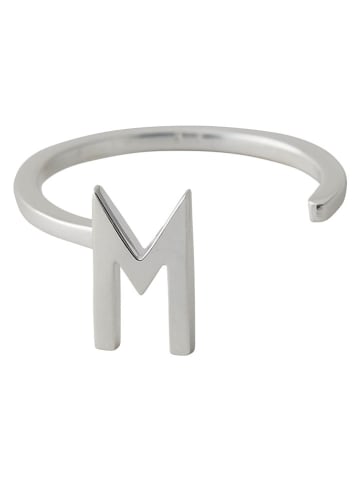 Design Letters Srebrny pierścionek "A-Z"