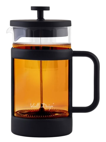 Vialli Design French-Press in Schwarz - 1 l
