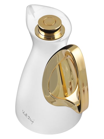 Vialli Design Isolierkanne "Alessia" in Weiß - 1 l