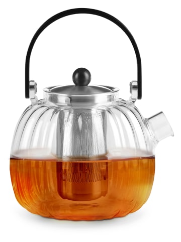 Vialli Design Teekanne "Volare" in Transparent/ Silber - 1 l