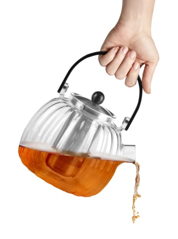 Vialli Design Zaparzacz "Volare" w kolorze srebrnym do herbaty - 1 l