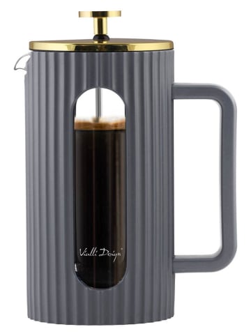 Vialli Design French-Press in Grau - 1 l