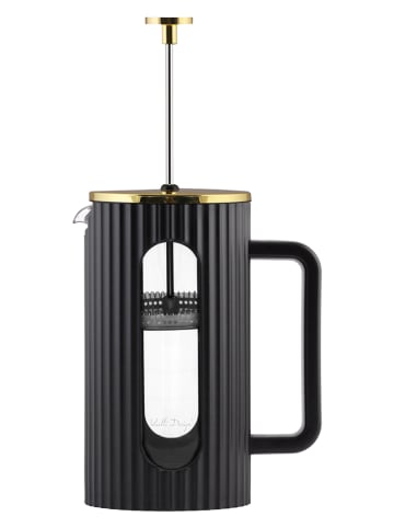 Vialli Design French-Press "Livio" in Schwarz - 1 l