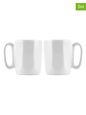 Vialli Design 2er-Set: Espressotasse "Fuori" in Weiß - 80 ml
