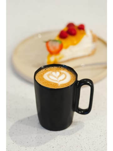 Vialli Design Kubki (2 szt.) "Fuori" w kolorze czarnym - 250 ml