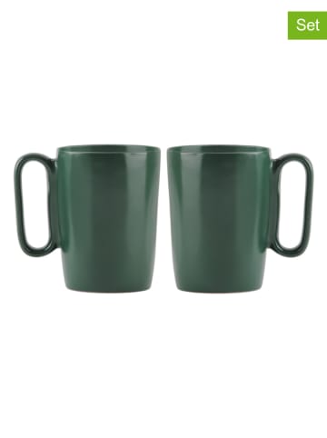 Vialli Design 2er-Set: Becher "Fuori" in Grün - 250 ml