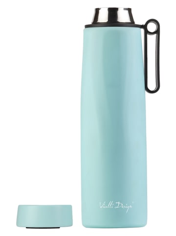 Vialli Design Butelka termiczna  w kolorze błękitnym - 500 ml