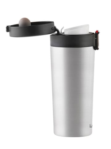 Vialli Design Thermobecher in Silber - 400 ml