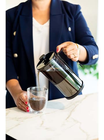 Vialli Design Teekanne "Diamante" in Transparent/ Grau - 1 l