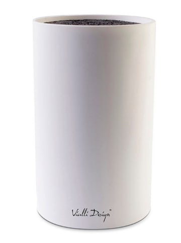 Vialli Design Messenblok wit - (H)18 x Ø 11 cm