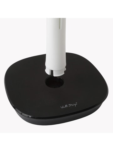 Vialli Design Küchenrollenhalter in Weiß/ Schwarz - (H)36 x Ø 15,5 cm