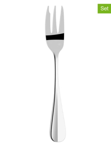 Vialli Design 3er-Set: Edelstahl-Kuchengabeln