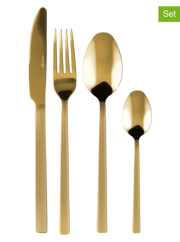 Vialli Design 24tlg. Besteck-Set in Gold