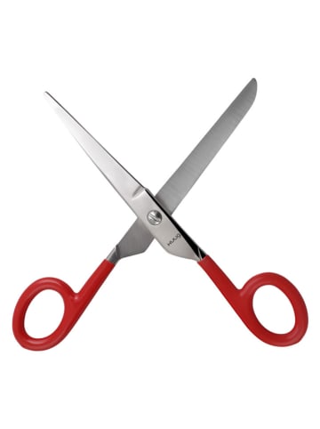 Vialli Design Küchenschere in Silber/ Rot - (H)18 cm