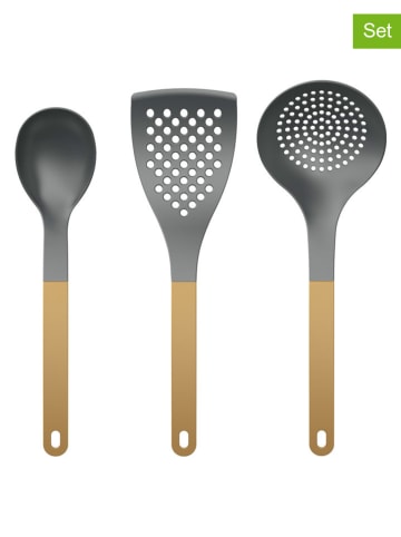 Rosti 3-delige keukenhulpjesset "Optima" geel/grijs