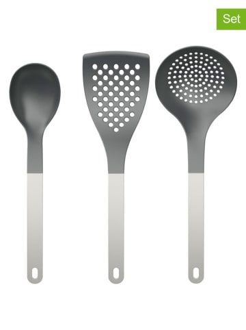 Rosti 3-delige keukenbestekset "Optima" wit/grijs