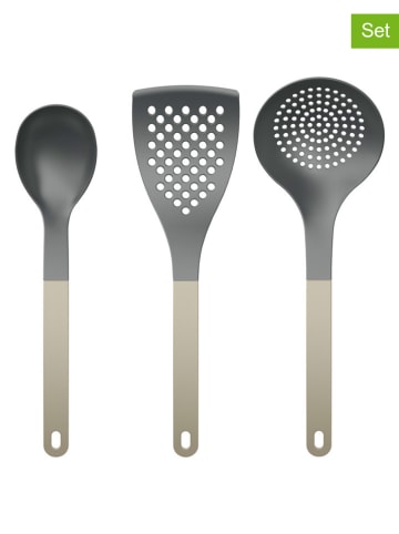 Rosti 3-delige keukenhulpjesset "Optima" beige/grijs
