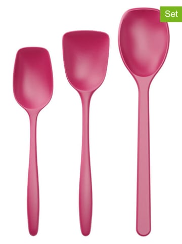 Rosti 3-delige set: roerlepels "Classic" roze