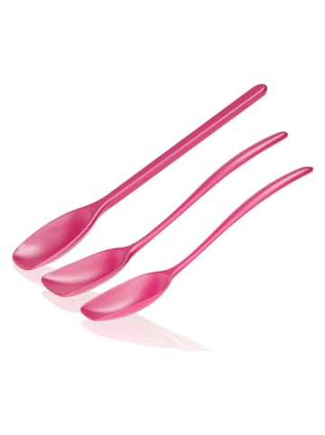 Rosti 3-delige set: roerlepels "Classic" roze