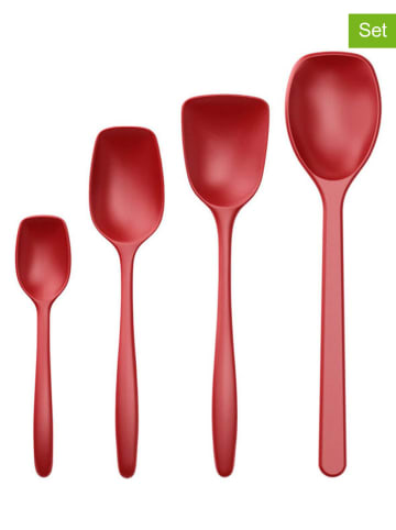 Rosti 4-delige set: roerlepels "Classic" rood