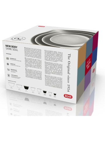 Rosti 6tlg. Set: Rührschüsseln "Margrethe" in Weiß