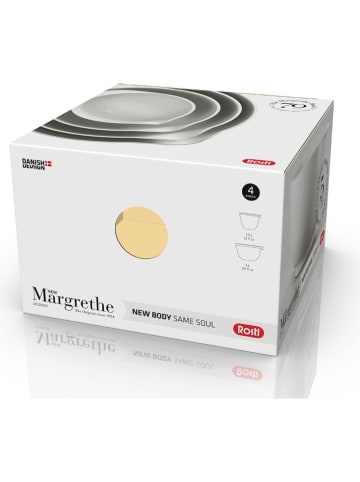 Rosti 4-delige set: mengkommen "Margrethe" wit
