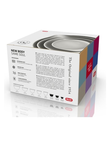 Rosti 6tlg. Set: Mini-Rührschüsseln "Margrethe" in Weiß