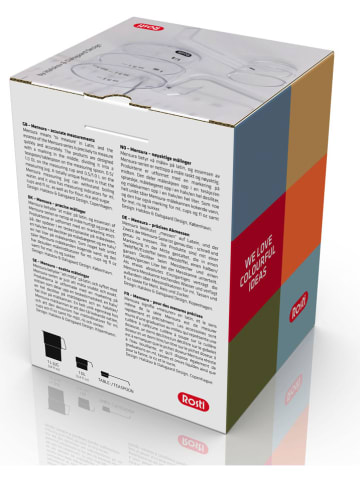 Rosti 3-delige set: maatbekers "Mensura" transparant