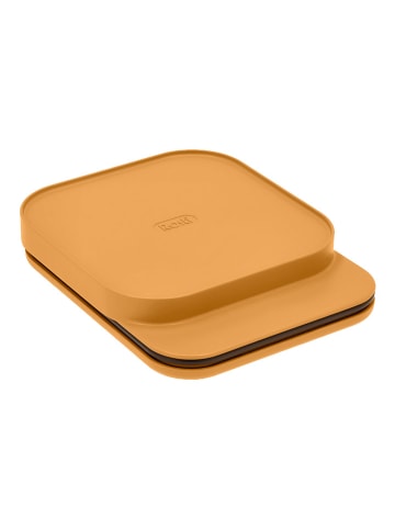 Rosti Keukenweegschaal "Mensura" mosterdgeel - (B)16,5 x (H)3,5 x (D)20,3 cm