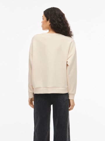 Vila Sweatshirt "Siffi" in Creme