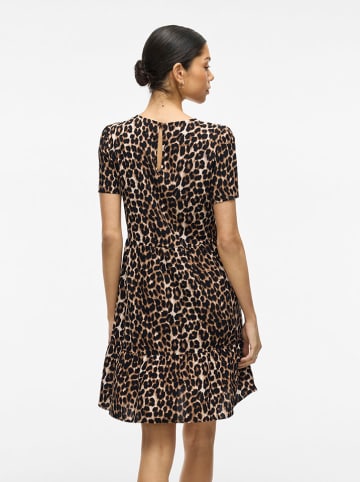 Vila Kleid in Beige/ Braun