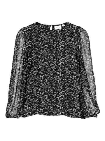 Vila Blouse "Falia" zwart/ wit
