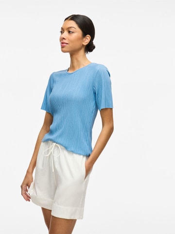 Vila Shirt "Plisa" in Hellblau