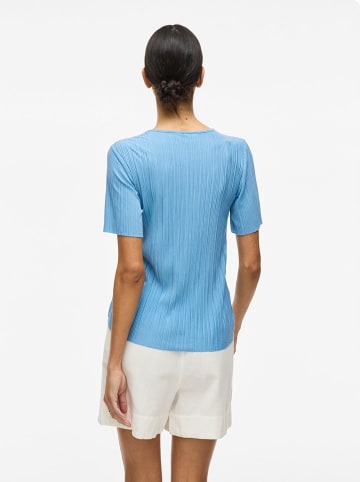 Vila Shirt "Plisa" lichtblauw