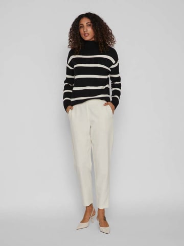 Vila Pullover in Schwarz/ Weiß