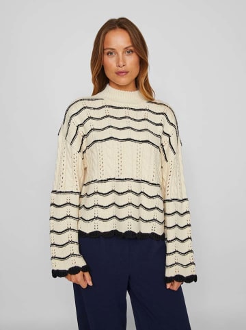 Vila Pullover in Creme