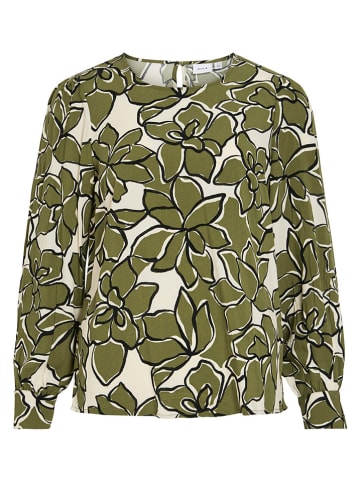 Vila Blouse kaki/crème