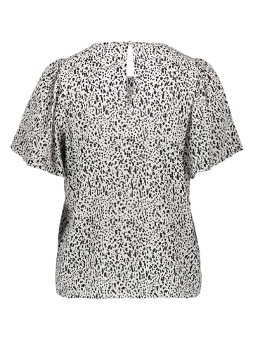 Vila Bluse "Kaya" in Weiß/ Schwarz