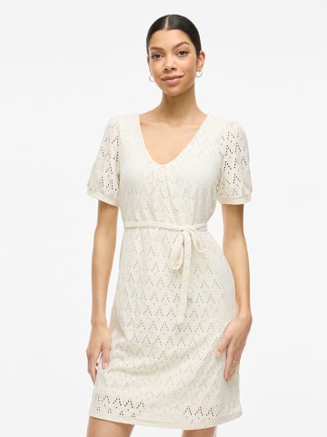Vila Kleid "Amalina" in Creme