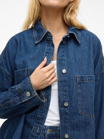 Vila Spijkerblouse "Creek" donkerblauw