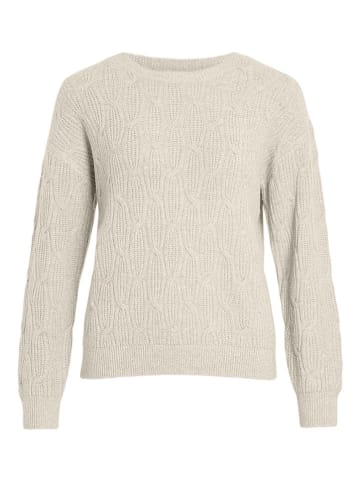 Vila Pullover in Creme