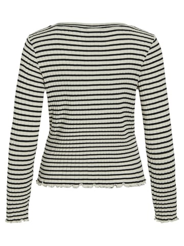 Vila Cardigan in Schwarz/ Creme