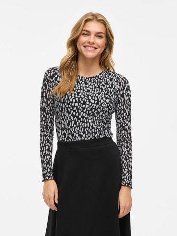 Vila Longsleeve "Vilarine" zwart/wit